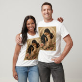 Romanze im Rosengarten. T-Shirt (Unisex)