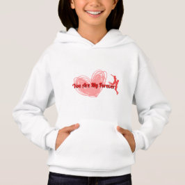 Romatic Valentine's Day Hoodie "Du bist mein ewig