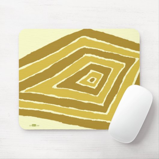 Romboidal Amarillo. Mousepad (Mit Mouse)