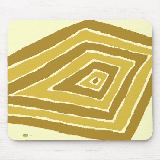 Romboidal Amarillo. Mousepad (Vorne)