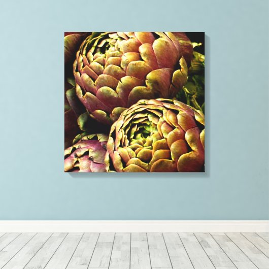 Rome Artichokes Leinwanddruck (Insitu (Holzboden))