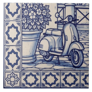Rome Azulejo-Muralfliese 5 von 6 unten links Fliese