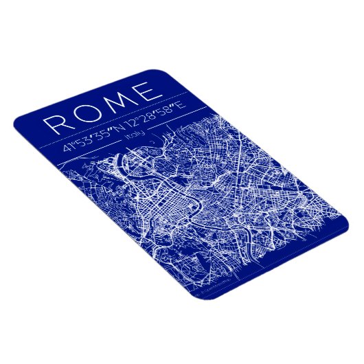 Rome Blueprint City Map Magnet (Rechte Seite)