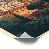 ROME Colosseum Art Print Poster (Ecke)