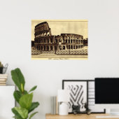 Rome,  Colosseum in c. 1900 Poster (Heimbüro)