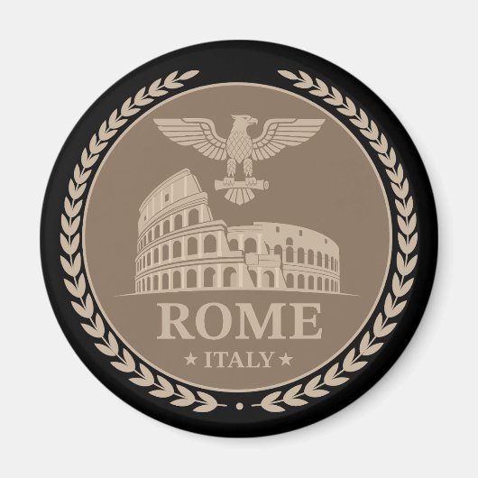 Rome Colosseum Italy Europe Magnet (Vorne)