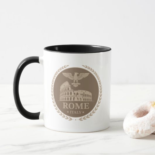 Rome Colosseum Italy Europe Tasse (Mit Donut)