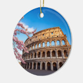 Rome Colosseum Italy Painted Keramik Ornament (Links)