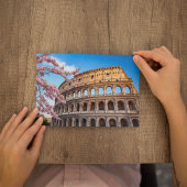 Rome Colosseum Italy Painted Postcard Einladung