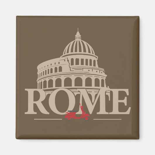 Rome Italy Europe Magnet (Vorne)
