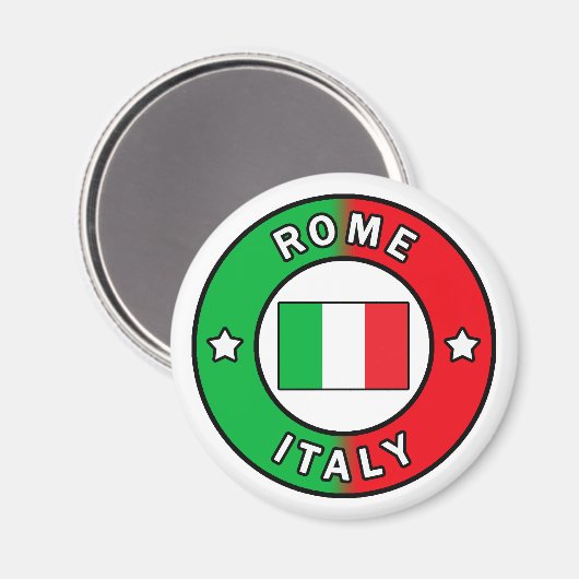 Rome Italy Magnet (Vorderseite/Rückseite)