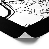 Rome Italy Map Poster (Ecke)