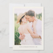 ROME Italy Skyline Destination Wedding Einladung (Rückseite)