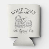 Rome Italy Vintage Landscape Roman Colosseum Dosenkühler (Rückseite)