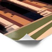 Rome Italy vintage Poster (Ecke)