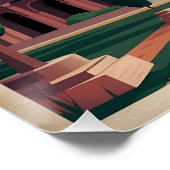 Rome Italy vintage Poster (Ecke)