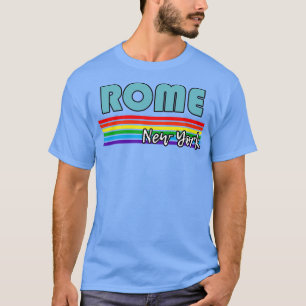Rome New York Pride Rome LGBT Geschenk LGBTQ Unter T-Shirt