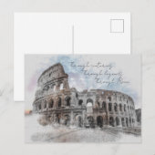 Rome Postcard – Through Centuries, Through Legends Postkarte (Vorne/Hinten)