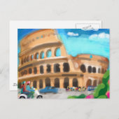 ROME POSTKARTE (Vorne/Hinten)