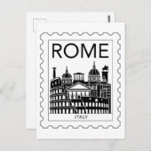 Rome Souvenir Italy Postage Briefmarke Postkarte (Vorne/Hinten)