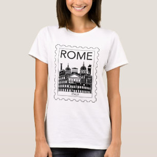 Rome Souvenir Italy Postage Briefmarke T-Shirt