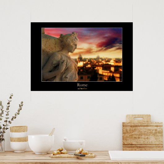 Rome Sunset Poster (Küche)