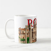 Rome Tasse – Römisches Forum | Souvenir Kaffeetass (Links)