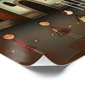 Rome: The Eternal City - Whimsical Art Poster (Ecke)