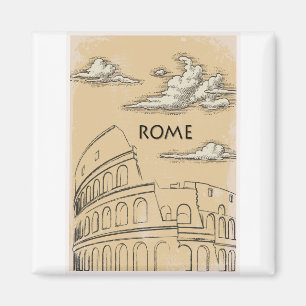 Rome Vintage Reiseplakat Magnet