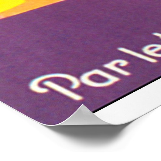 Rome Vintage Travel Poster (Ecke)