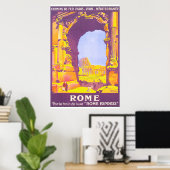 Rome Vintage Travel Poster (Heimbüro)