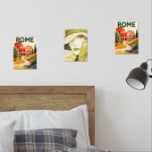 Rome Wall Art Print – Iconic Roma Cityscape Travel Bilderwand Sets (Schlafzimmer)
