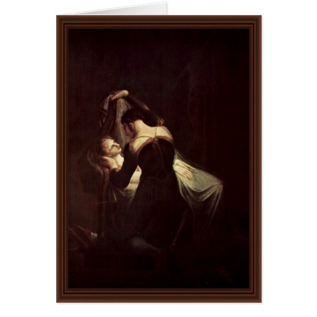 Romeo an Juliet Sterbebett, durch Füssli Johann (Vorne)