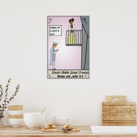 Romeo and Juliet 2.0 Poster (Küche)