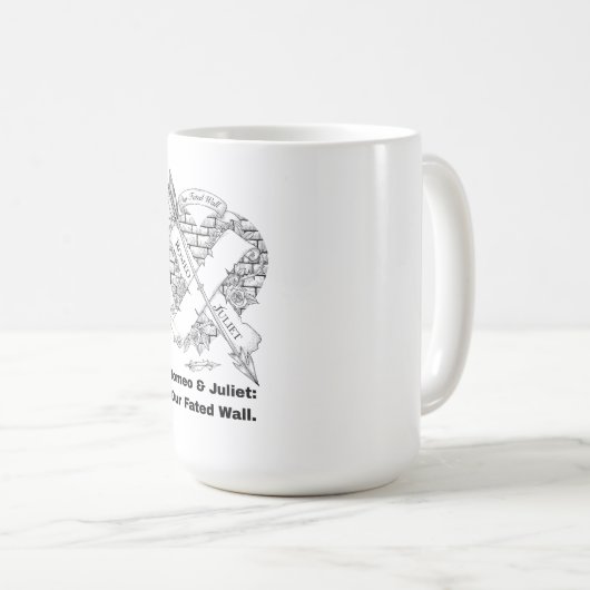 Romeo and Juliet T-Shirt Kaffeetasse (VorderseiteRechts)