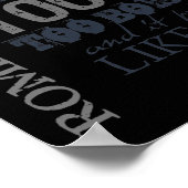 Romeo & Julia Liebe Zitat Poster (Ecke)