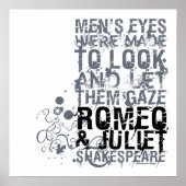 Romeo & Julia Men Quote Poster (Vorne)