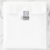 Romeo & Julia Men Quote Runder Aufkleber (Tasche)