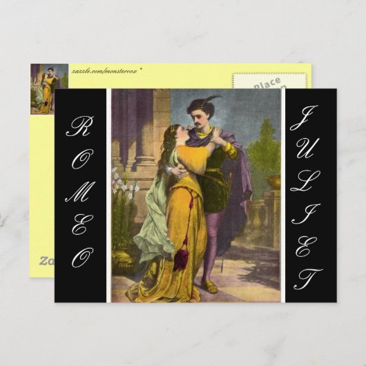 Romeo & Julia Postkarte (Vorne/Hinten)