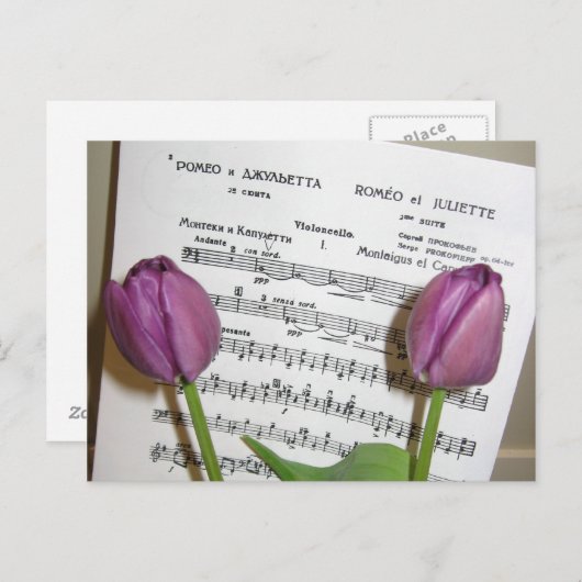 Romeo & Julia Postkarte (Vorne/Hinten)