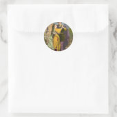 Romeo & Julia Runder Aufkleber (Tasche)