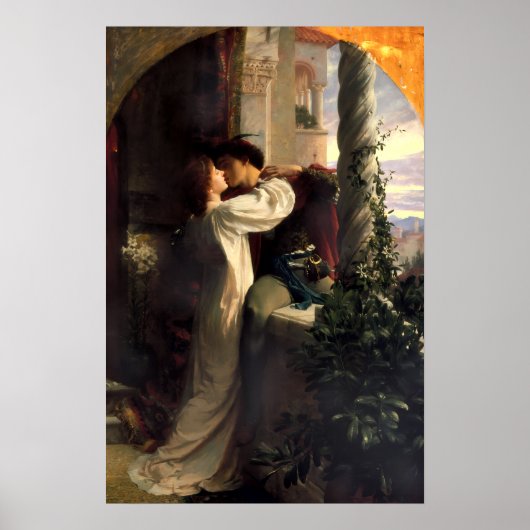 Romeo & Julia von Frank Dicksee Poster (Vorne)