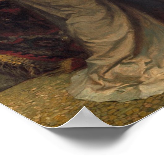 Romeo & Julia von Frank Dicksee Poster (Ecke)