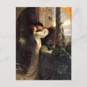 Romeo & Julia von Frank Dicksee Postkarte (Vorderseite)