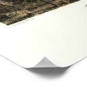 Romeo, MI Panoramic Karte - 1868 Poster (Ecke)