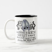 Romeo- u. Julietzitat Zweifarbige Tasse (Links)