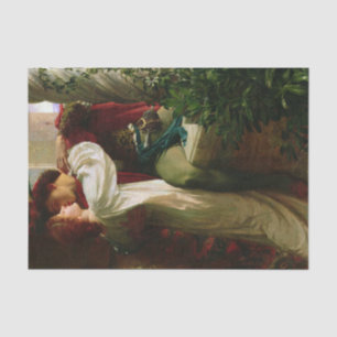 Romeo und Julia, 1884 von Frank Dicksee Seidenpapier