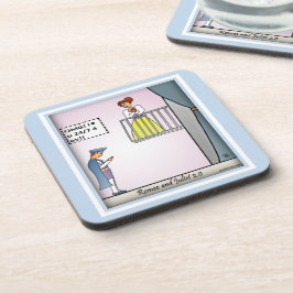 Romeo und Julia 2.0 Blau Getränkeuntersetzer