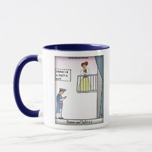Romeo und Julia 2.0 Blue Combo Tasse