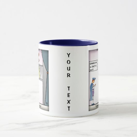 Romeo und Julia 2.0 Blue Combo Tasse (Zentrum)